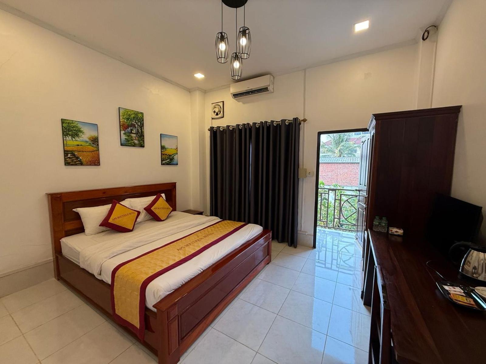 A P S Moutain View Hotel Vang Vieng Exterior photo
